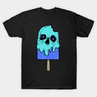 Popsicle Skull Skeleton Beach Party T-Shirt